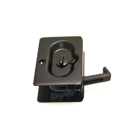 Privacy Pocket Door Lock, Oil Rubbed Bronze